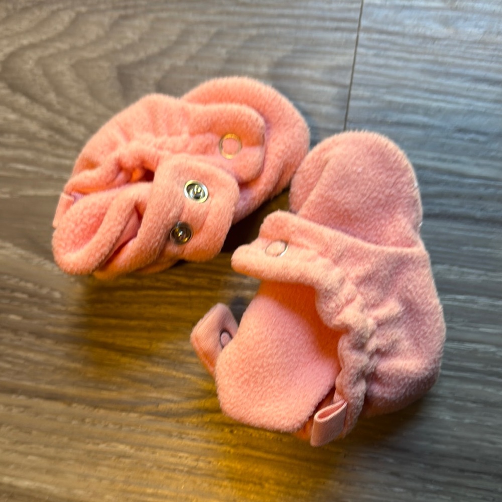 Pink Baby Booties
